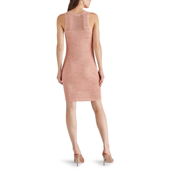 NEW STEVE MADDEN ronnie sweater dress in blush pink - Picture 5 of 10